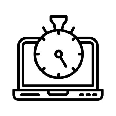 Stopwatch Vector Icon Design