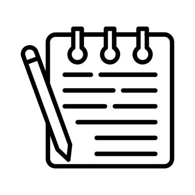 Notepad Vector Icon Design