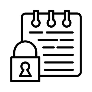 Notepad  Vector Icon Design