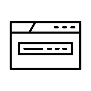 Web Browser Vector Icon Design