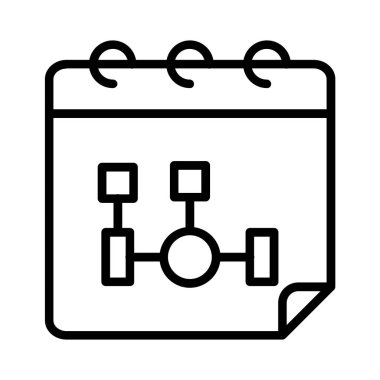 Takvim vektör simgesi tasarım