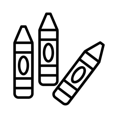 Crayon Vector Icon Design