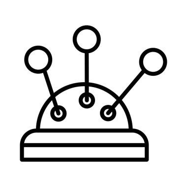 Pincushion Vector Icon Design