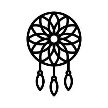 Dreamcatcher Vector Icon Design