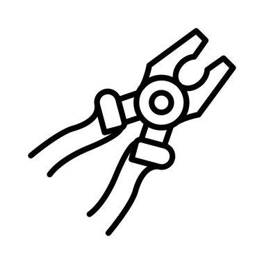 Pliers Vector Icon Design