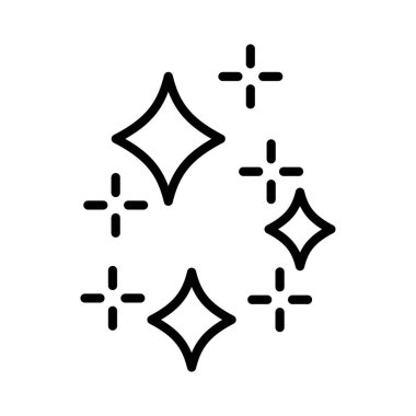 Glitters Vector Icon Design