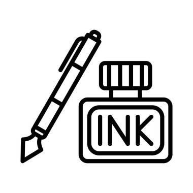 Ink Vector Icon Design