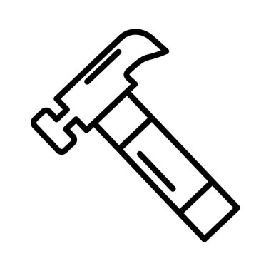 Vektör simgesi tasarım çekiç