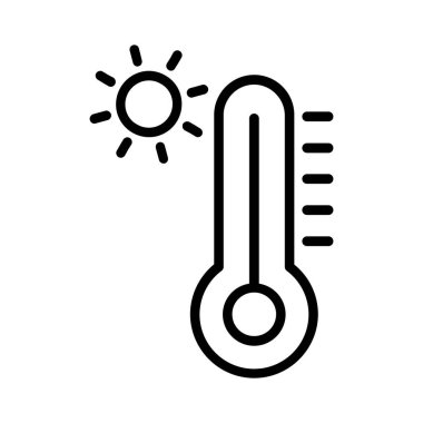 Termometre vektör simgesi tasarım