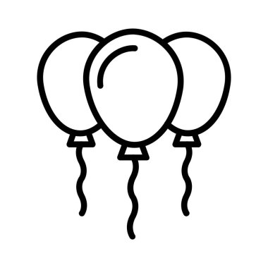 Balloons Vector Icon Design