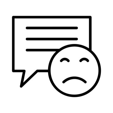 Bad Review Vector Icon Design