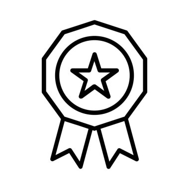 Madalya vektör simgesi tasarım