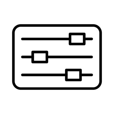 Sliders  Vector Icon Design