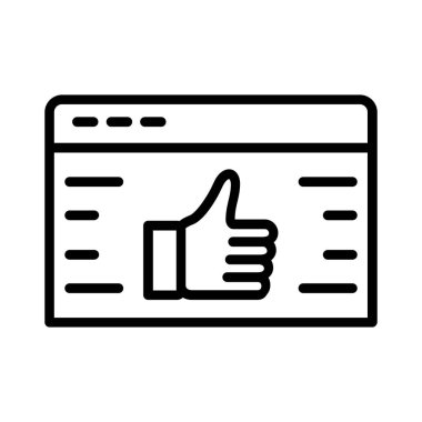 Satisfaction Vector Icon Design