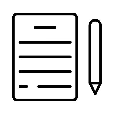 Writing Vector Icon Design