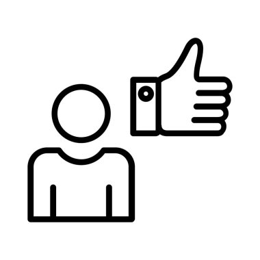 Müşteri memnuniyeti vektör simgesi tasarım