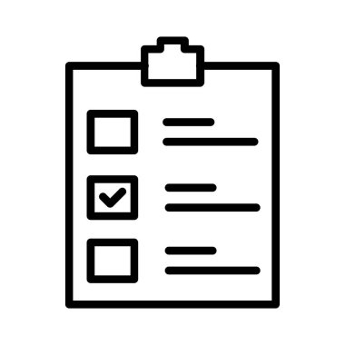 Checklist Vector Icon Design