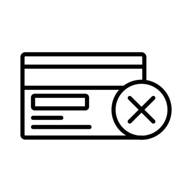 Kredi kartı vektör simgesi tasarımı