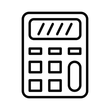 Hesap makinesi vektör simgesi tasarım