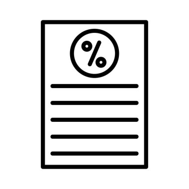 Percentage Vector Icon Design