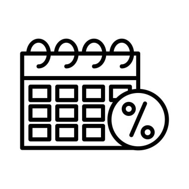Due Date Vector Icon Design