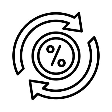 Exchange Rate Vector Icon Design