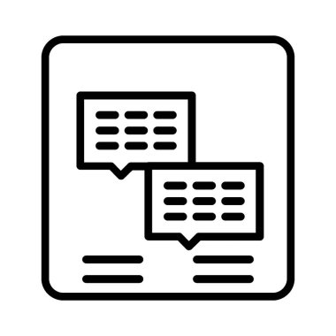 Comments Vector Icon Design