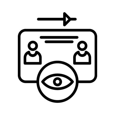 Viewrs Vector Icon Design