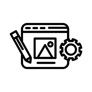 Content Management  Vector Icon Design