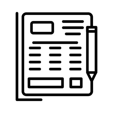 Article Vector Icon Design