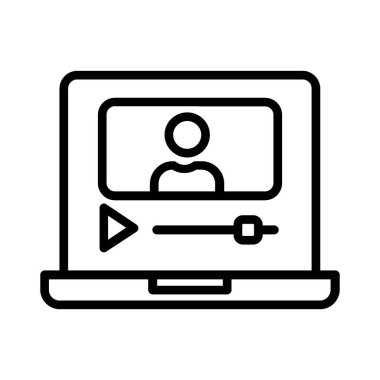 Vlogger Vector Icon Design