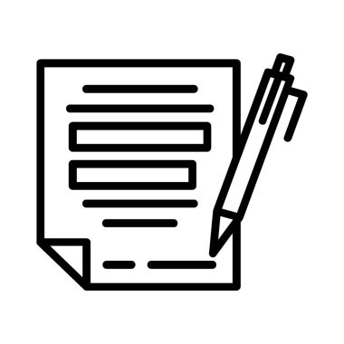 Blog Vector Icon Design