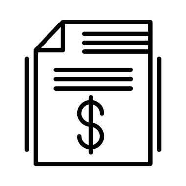 Invoice Vector Icon Design