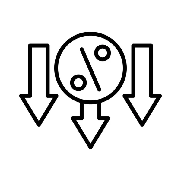 Decrease Vector Icon Design