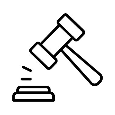 Gavel Vector Icon Design