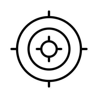 Hedef vektör simgesi tasarım