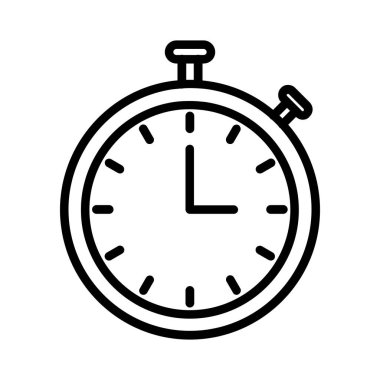 Watch vektör simgesi tasarım durdurmak