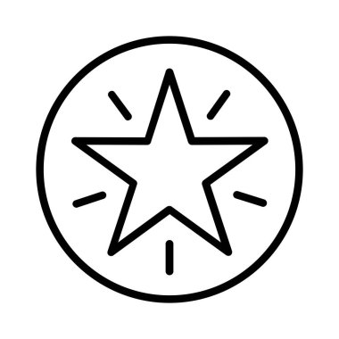 Vektör yıldız simgesi tasarım