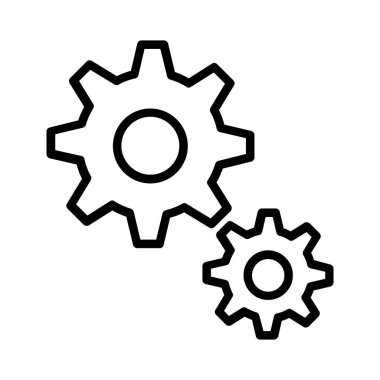 Gears'ı vektör simgesi tasarım