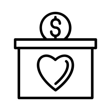 Vektör simgesi tasarım bağış