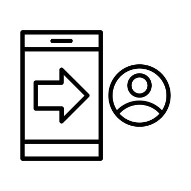 Account Transfer Vector Icon Design