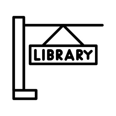 Library Vector Icon Design