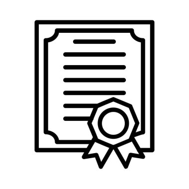 Diploma Vector Icon Design