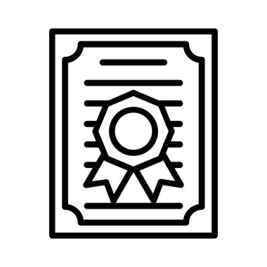 Diploma Vector Icon Design