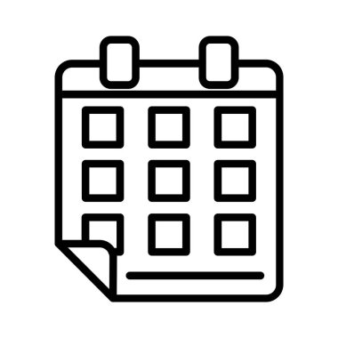 Calender Vector Icon Design
