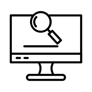 Arama vektör simgesi tasarım