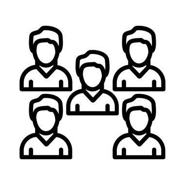 Team Vector Icon Design