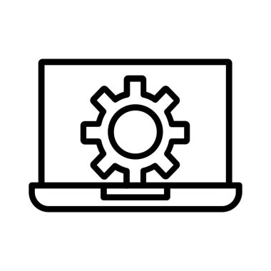 Dizüstü vektör simgesi tasarım