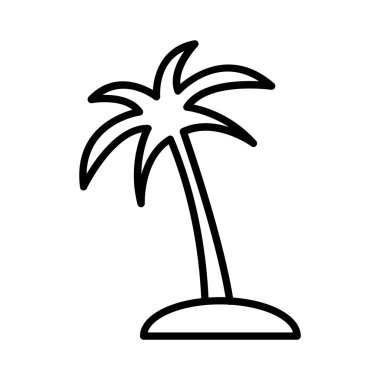 Palm Tree Vector Icon Design