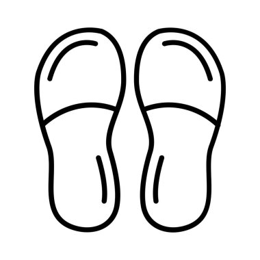 Slippers Vector Icon Design
